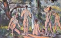 Study of Bathers Paul Cezanne Impressionistic nude